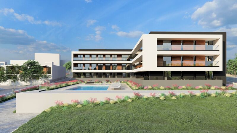 апартаменты новые рядом с пляжем T3 Correeira Albufeira - частный кондоминиум, гараж, бассейн, сад