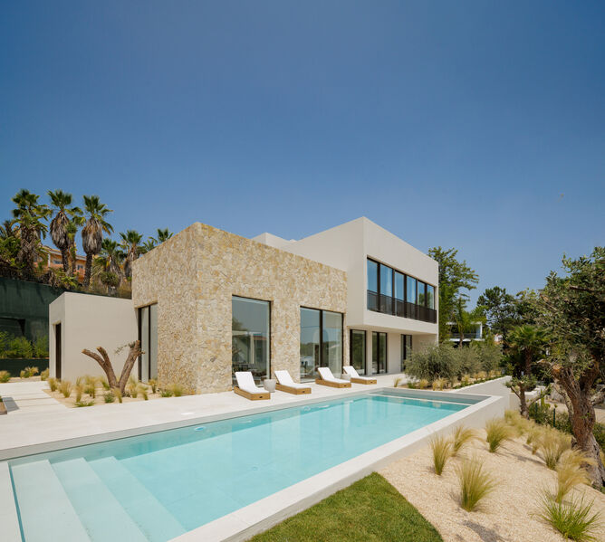 House nueva V4 Quinta do Lago Almancil Loulé - swimming pool, garage, terrace, terraces, garden
