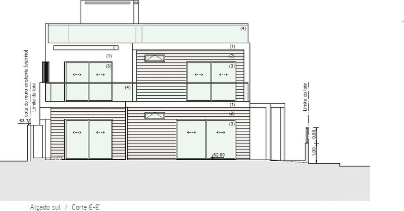 Plot Urban with 315sqm Montes Mourinhos Armação de Pêra Silves - sea view