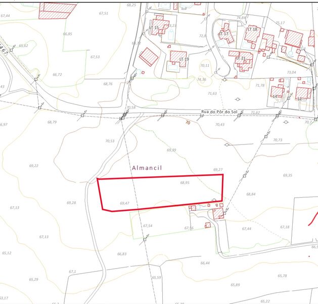 земля c 4200m2 Vale Formoso Almancil Loulé