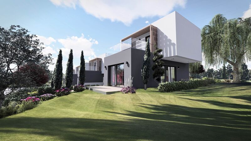 House Luxury under construction V2 Silves - garage, gated community, air conditioning, garden, swimming pool, gardens