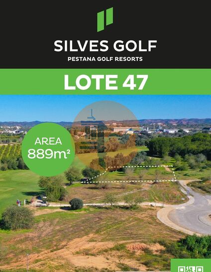 Plot of land with 889sqm Silves Golf Resort