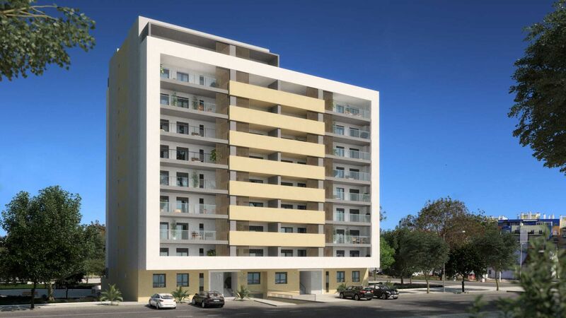 Apartamento T3 Moderno em construção Avenida São João de Deus Portimão - chão radiante, varandas, bbq, painéis solares, chão flutuante, garagem