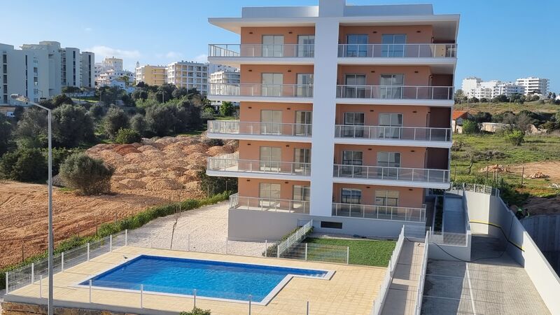 Apartment new 0+1 bedrooms Praia da Rocha Portimão - swimming pool, balcony, air conditioning, balconies, underfloor heating, garden, sea view