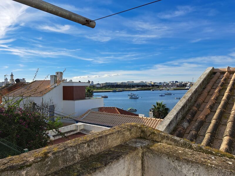 House V3 in the center Ferragudo Lagoa (Algarve) - attic, terrace, river view