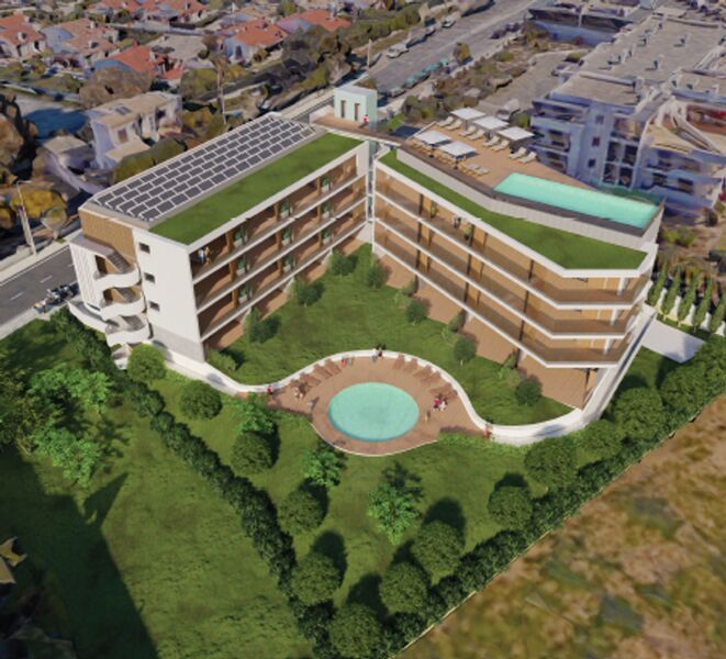 апартаменты T2 элитная Albufeira - терраса, звукоизоляция, сад, веранды, бассейн, веранда, гараж
