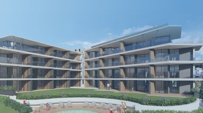 Apartamento de luxo T2 Albufeira - garagem, varandas, piscina, terraço, isolamento acústico, jardim