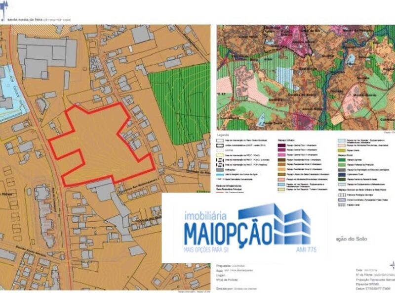 земля c 11450m2 Lourosa Santa Maria da Feira