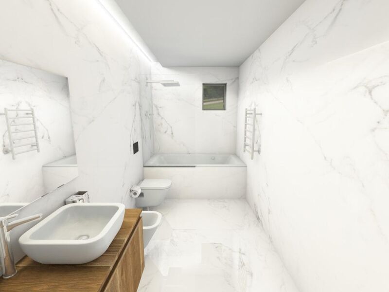 Apartamento novo T3 Vila Nova de Gaia - equipado, terraço, ar condicionado, garagem, vidros duplos