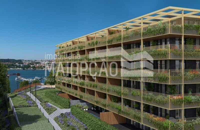 Apartment T2 Vila Nova de Gaia - playground, garage, swimming pool, balcony, terrace, parking space, balconies, garden